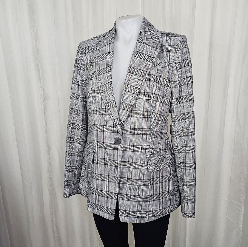 Elie Tahari Grayson Plaid/Tartan Grayson Blazer NWT size 10